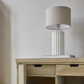 Rivièra Maison Linen Cylinder Lampshade Flax 20x15