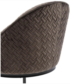Riviera Maison Lincoln Dining Arm Chair velvet anthracite