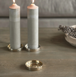 Riviera Maison RM Maxime Candle Platter Gold