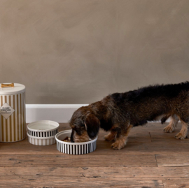 Rivièra Maison Bone Appetit Dog Bowl black L