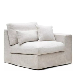 Rivièra Maison Miles Corner arm right, anwhite