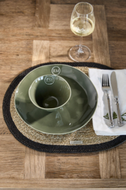 Rivièra Maison Portofino Dinner Plate Green