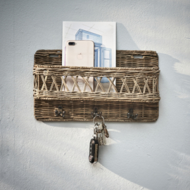 Rivièra Maison Rustic Rattan Hold My Keys Holder