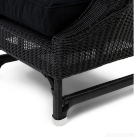 Riviera Maison Nicolas Outdoor Wing Chair Sitting Pillow Zitkussen Black