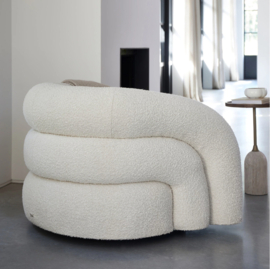 Riviera Maison Swivel Draaibare Fauteuil Vittorio wit