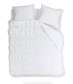 Riviera Maison Ruffle Dekbedovertrek Wit 260x200/220cm incl 2 kussenslopen 60x70cm