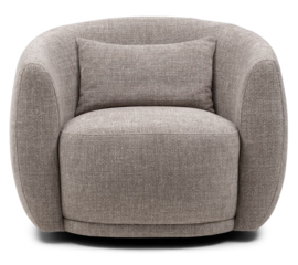 Riviera Maison Leonardo Swivel Draaibare Fauteuil taupe