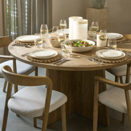 Rivièra Maison Zermatt Dining Table, Dia 140cm