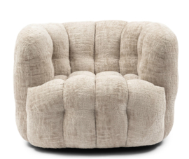 Riviera Maison Arosa Swivel DraaiFauteuil, Natural
