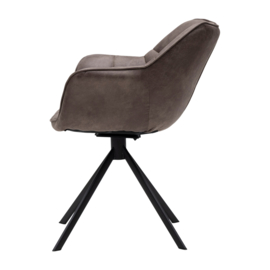 Carnaby Dining Armchair Turning Leg, Pellini Coffee