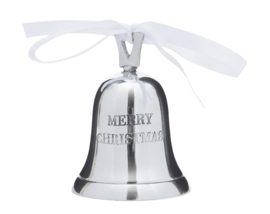 Riviera Maison Merry Christmas Decoration Bell, zilver