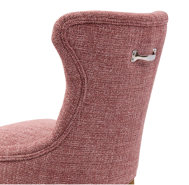 Riviera Maison George Dining Chair Eetkamerstoel Coral Pink