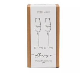 Rivièra Maison RM Champagne Glass 2pcs