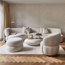 Rivièra Maison San Remo 2,5-zitsbank Arm Rechts Boucle Wit