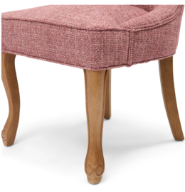 Riviera Maison George Dining Chair Eetkamerstoel Coral Pink