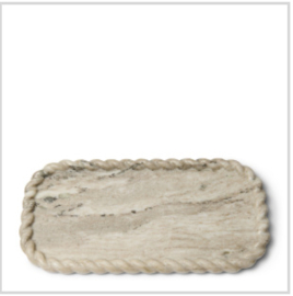riviera maison Ribani Marble Twisted Tray 40x20 PRE ORDER