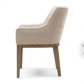 Rivièra Maison Eetkamerstoel met armleuning Whistler, Beige