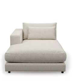 Rivièra Maison Stephen chaise, lounge left, boucle, simply white