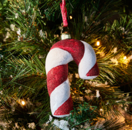 Riviera Maison Candy Cane Wishes Ornament -