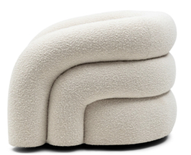 Riviera Maison Swivel Draaibare Fauteuil Vittorio wit