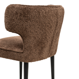 Antibes Dining Armchair, Manhattan Waeve Umber Brown