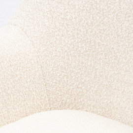 Riviera Maison The Jill Swivel Chair Boucle white sand