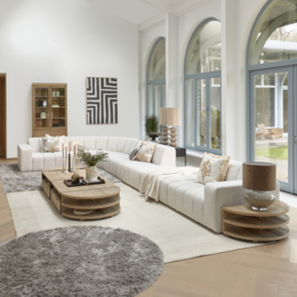 Rivièra Maison Cecil Rug Round, stone dia 240cm
