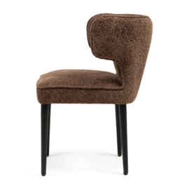 Antibes Dining Armchair, Manhattan Waeve Umber Brown