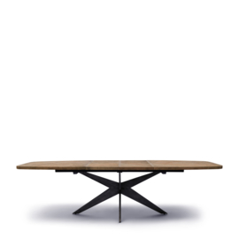 Riviera Maison Falcon Crest Oval Dining Table Extendable 200/300x100 cm