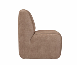 Riviera Maison Eetkamerstoel Dazzle Cafe Latte, Velvet