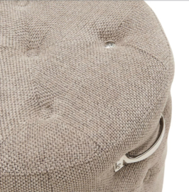 Riviera Maison Bowery Footstool Melting Silver