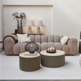 Riviera Maison 5 zits bank Vicenza wit