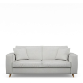 Rivièra Maison Kendall Sofa 2,5 Seater, washed cotton, ash grey