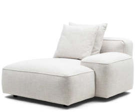 Riviera Maison Hamilton Chaisse Longue rechts wit