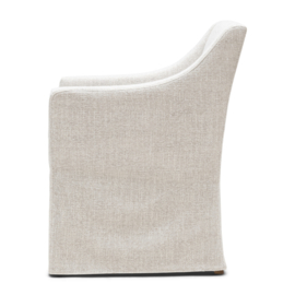 Rivièra Maison Firenze Antique White Eetkamerstoel met armleuning