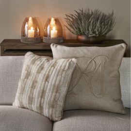 riviera maison Meadow Faux Fur Pillow 50x50