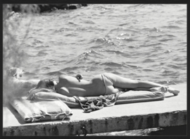 Brigitte Bardot Sunbathing