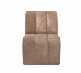 Riviera Maison Eetkamerstoel Dazzle Cafe Latte, Velvet