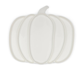 Riviera Maison Pumpkin Snack Plate Serveerbord wit