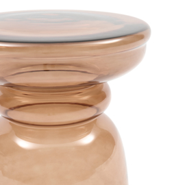 Rivièra Maison Venice Glass End Table, Taupe