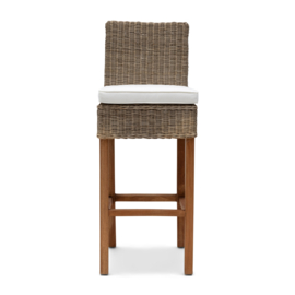 Rivièra Maison Rustic Rattan Bar Stool sitting pillow, cotton natural