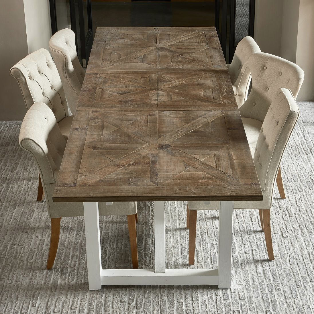 Riviera Maison RM Chateau Chassigny Dining Table Ext 230/300x100 cm