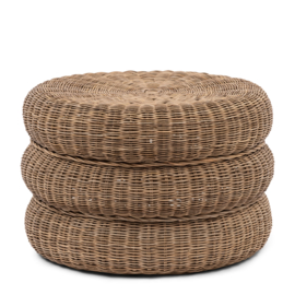 Riviera Maison Rustic Rattan Macaron Footstool