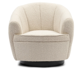 Riviera Maison The Countess Swivel Draaistoel Boucle White Sand