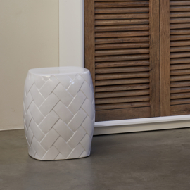 Riviera Maison Tavira End Table, White