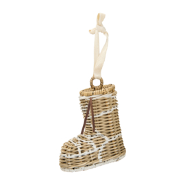 Riviera Maison Rustic Rattan Ski Boot Ornament