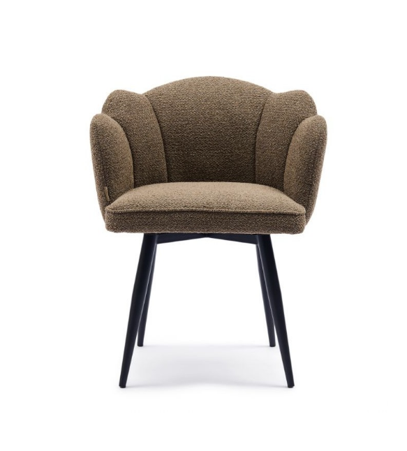 Riviera Maison Dauphine Swivel Dining Arm Chair Classic Brown
