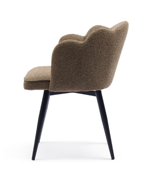 Riviera Maison Dauphine Swivel Dining Arm Chair Classic Brown