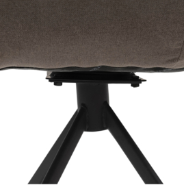 Riviera Maison Carnaby Dark Taupe DAC Draaibare Eetkamerstoel