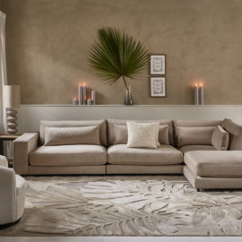 Rivièra Maison Palmera Rug, Cream 290x200cm